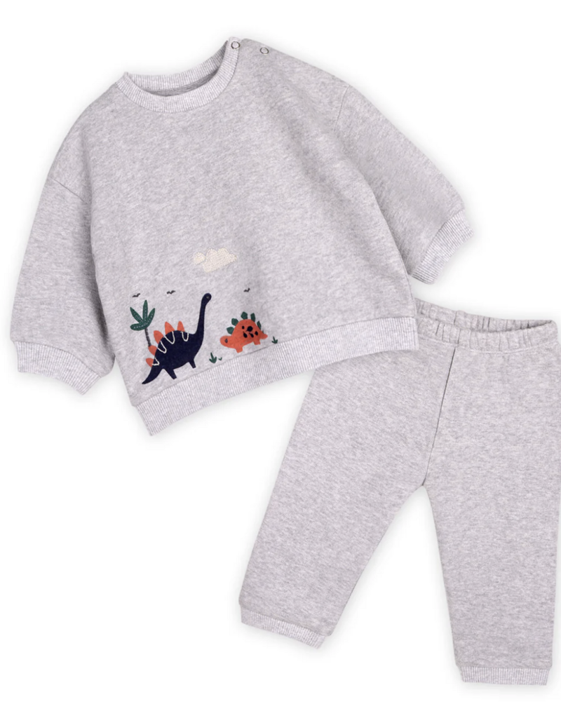Viverano Dino Sweatshirt Jogger Set Heather Grey