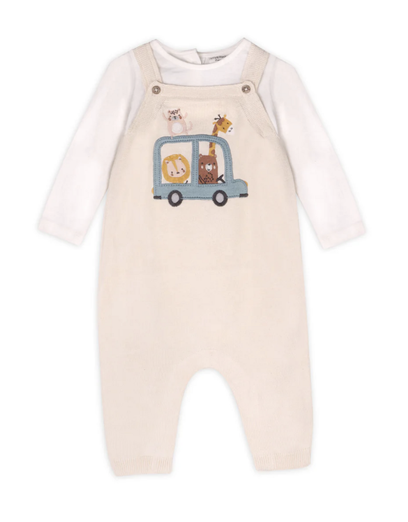 Viverano Animal Safari Car Embr Knit Overall