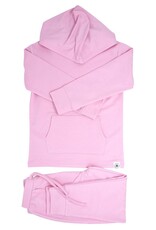 Sweet Bamboo Hooded Jogger Set Carnation Pink