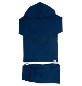 Sweet Bamboo Hooded Jogger Set Deep Navy