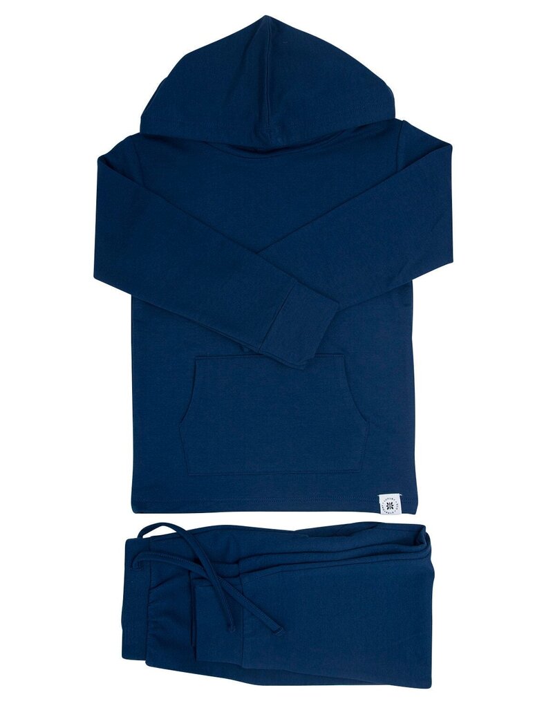 Sweet Bamboo Hooded Jogger Set Deep Navy