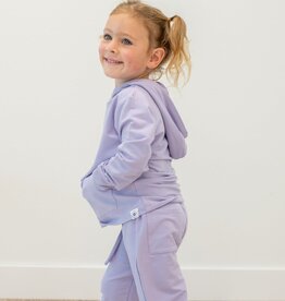 Sweet Bamboo Hooded Jogger Set Orchid Petal