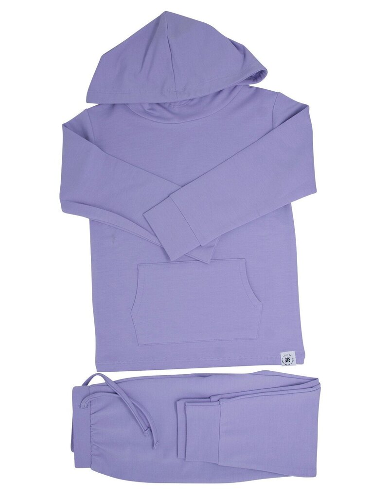 Sweet Bamboo Hooded Jogger Set Orchid Petal