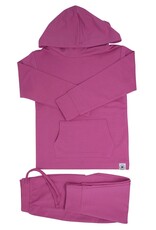 Sweet Bamboo Hooded Jogger Set Raspberry Rose