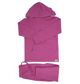 Sweet Bamboo Hooded Jogger Set Raspberry Rose