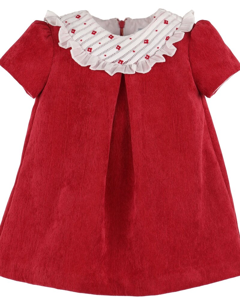 Luli & Me Randalls Red Bib Dress