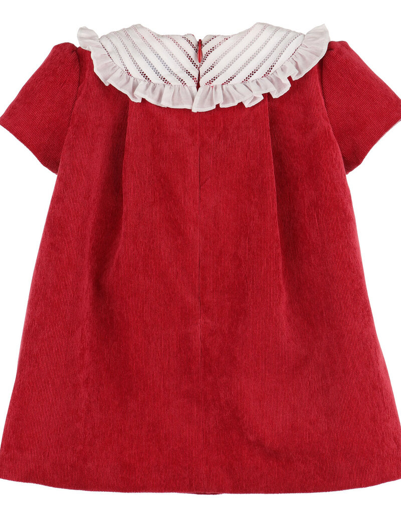 Luli & Me Randalls Red Bib Dress
