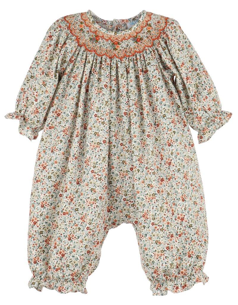 Luli & Me Autumn Glow Smock Bubble