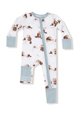 Angel Dear Baby Beavers 2 Way Zipper Romper