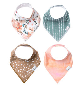 Copper Pearl Baby Bandana Bib Set 4 Autumn