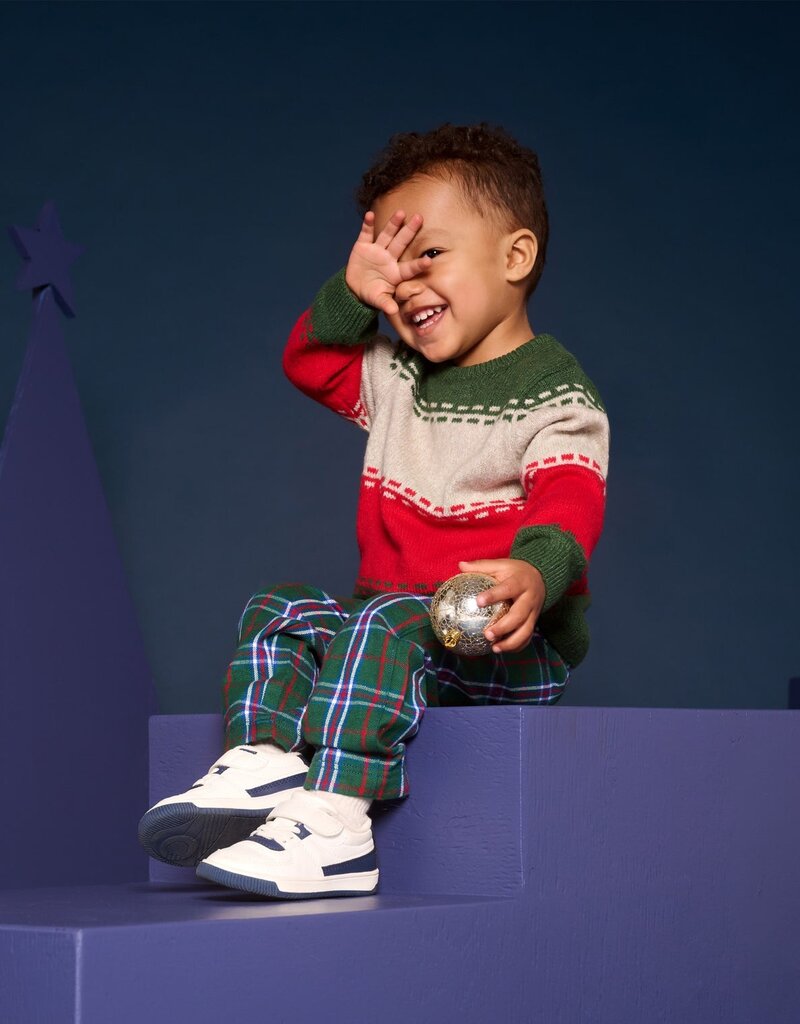 Hatley Kids holiday combo crew neck sweater eden