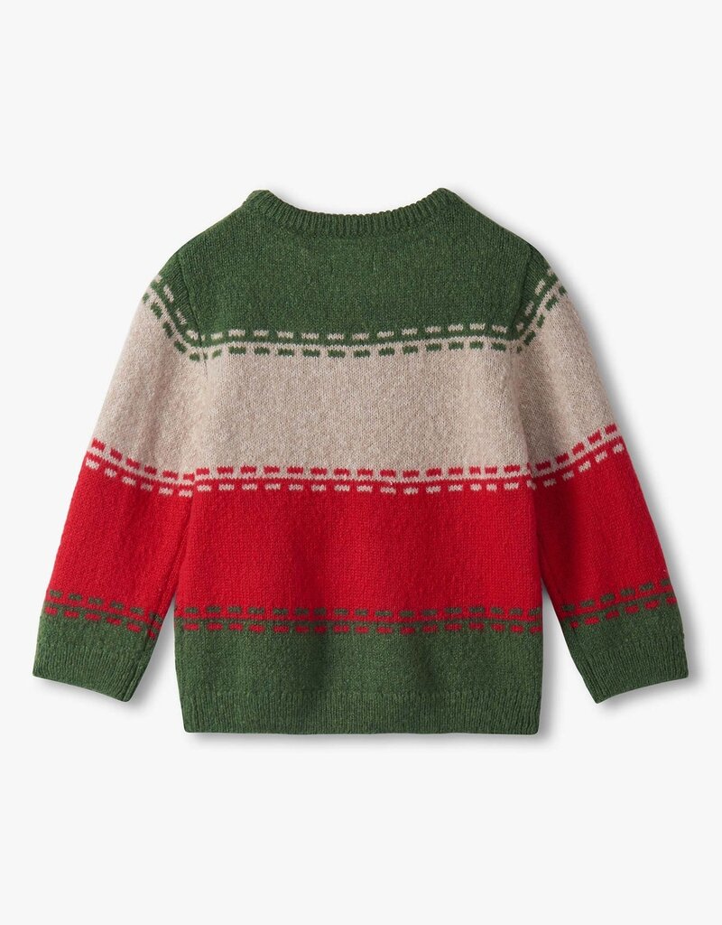 Hatley Kids holiday combo crew neck sweater eden