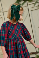 Pink Chicken girls maribelle dress - red tartan