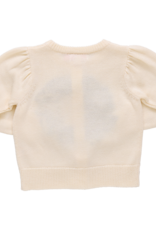 Pink Chicken girls constance sweater - holiday wreath