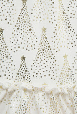 Little Me gold trees tunic set