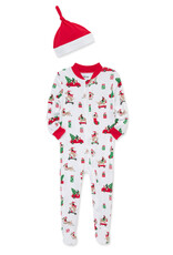 Little Me puppy zip front