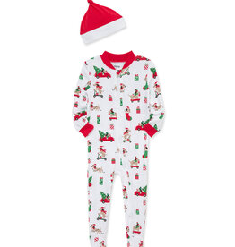 Little Me puppy zip front