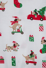 Little Me puppy zip front