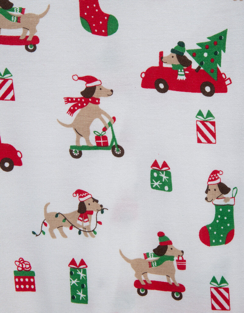 Little Me puppy zip front