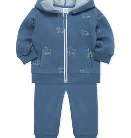Little Me safari 2pc hoodie set