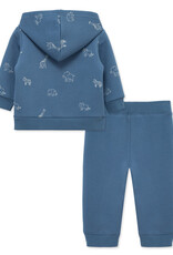 Little Me safari 2pc hoodie set