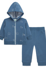 Little Me safari 2pc hoodie set