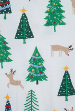 Little Me christmas trees footie