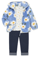 Little Me floral 3pc sherpa set