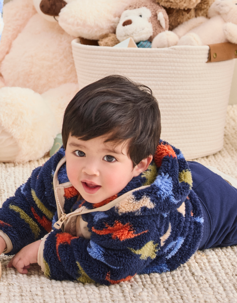 Little Me dino 3pc sherpa set