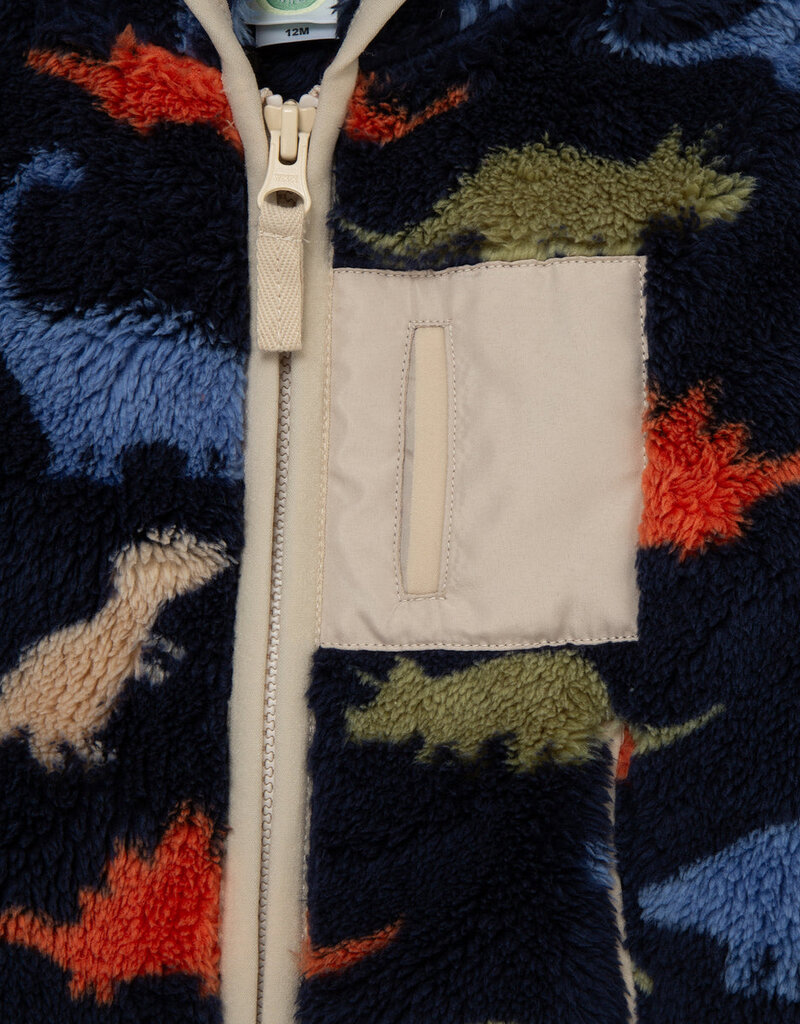 Little Me dino 3pc sherpa set