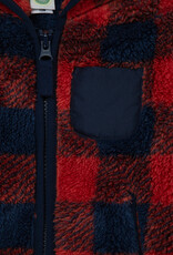 Little Me check 3pc sherpa set