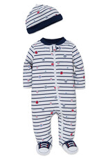 Little Me Sports Star Footie w/Hat