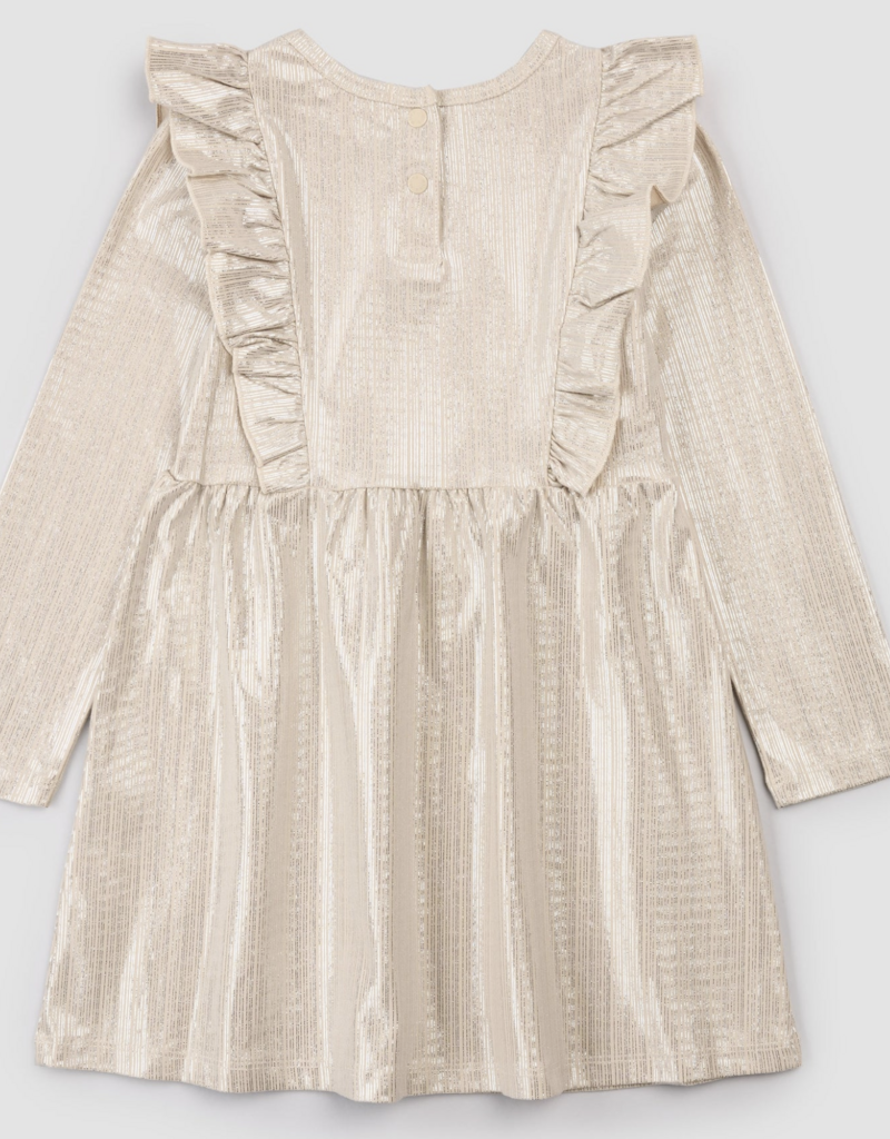 miles the label GOLD L/S DRESS KNIT