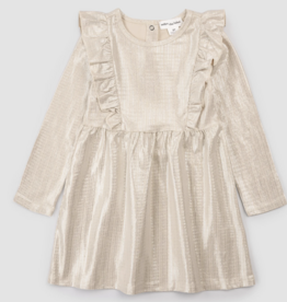 miles the label GOLD L/S DRESS KNIT