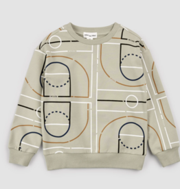 miles the label SALE L/S SWEATSHIRT TOP KNIT GREEN DUSTY