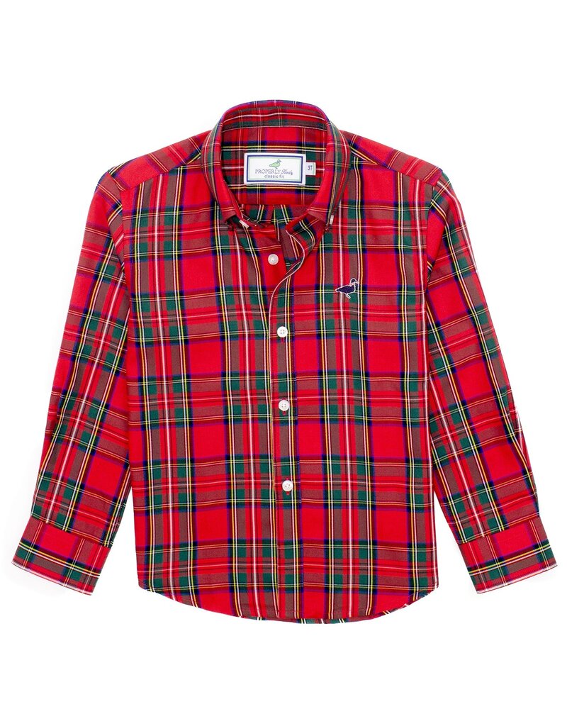Properly Tied Seasonal Sportshirt Yuletide