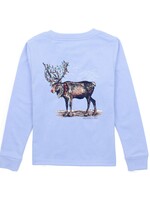 Properly Tied SALE. Boys Reindeer L/S Light Blue