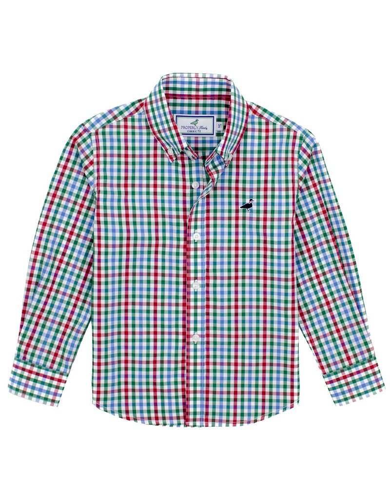 Properly Tied Boys Seasonal Sportshirt Jolly
