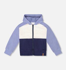Deux par Deux Color Block Hoodie True Navy