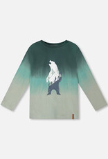 Deux par Deux Organic Tee Hunter Green Roar