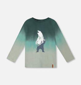 Deux par Deux Organic Tee Hunter Green Roar