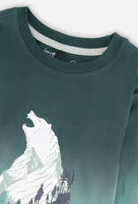 Deux par Deux Organic Tee Hunter Green Roar