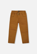 Deux par Deux Stretch Joggers w/Patch Pockets Brown