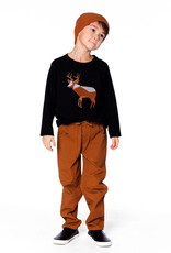 Deux par Deux Stretch Joggers w/Patch Pockets Brown