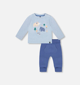 Deux par Deux T Shirt Pant Set Mammoth