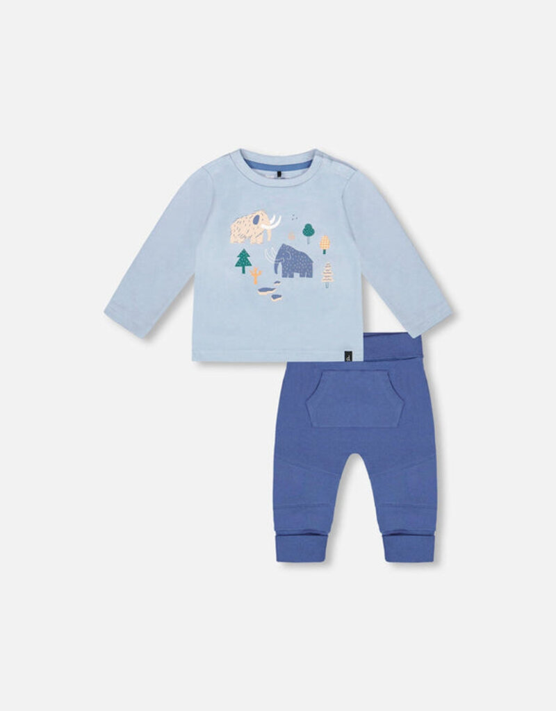 Deux par Deux TShirt Pant Set Mammoth