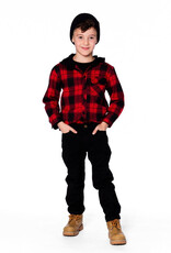 Deux par Deux Boys Stretch Twill Pants Black