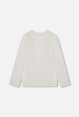 Deux par Deux L/S T-Shirt Off-White w/Hot Chocolate