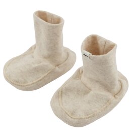 oh baby! BABY RIB SNOWDRIFT BOOTIES NATURAL
