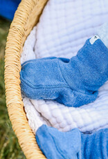 oh baby! BABY RIB SNOWDRIFT BOOTIES OCEAN